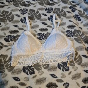 Aeropostale White Lace Bralette